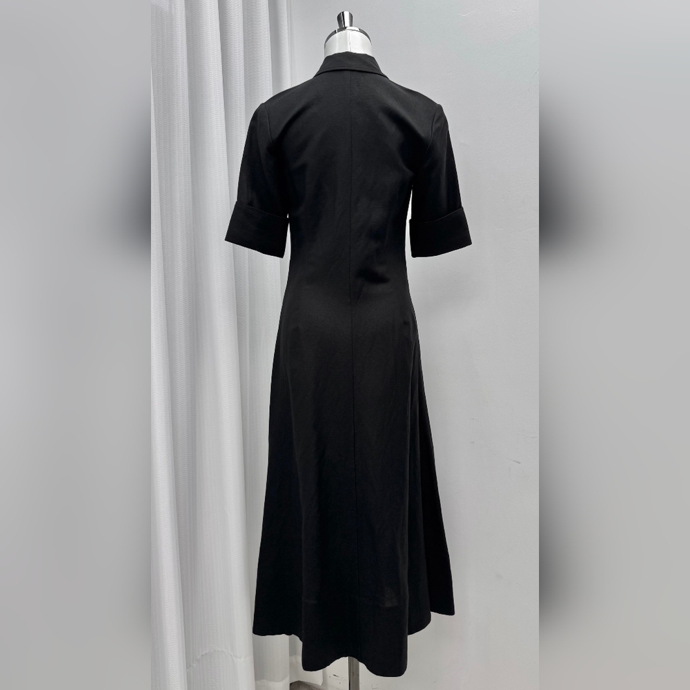 SIMKHAI Claudine Short Sleeve Shirt Midi Dress - Picture 9 of 14